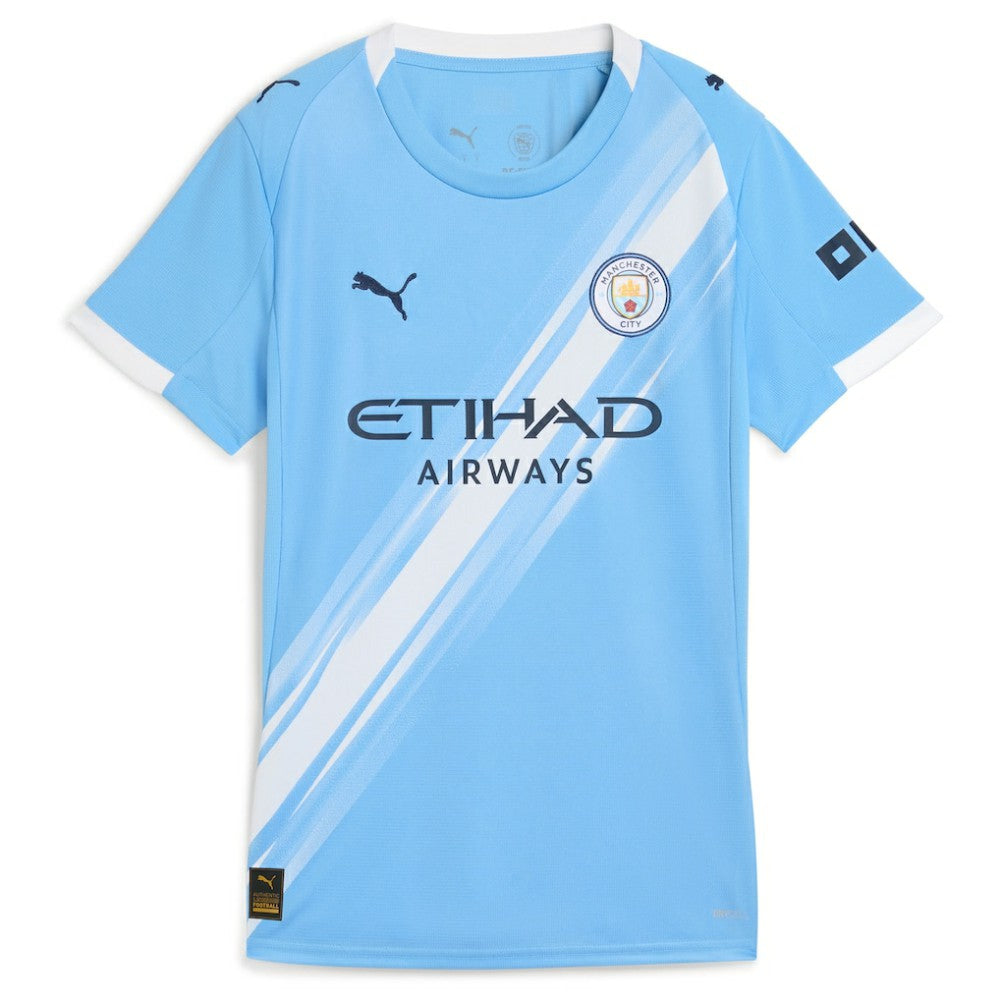 Erling Haaland Manchester City Women's 2025/26 Home Replica Player Jersey Sky Blue - Puma cheap