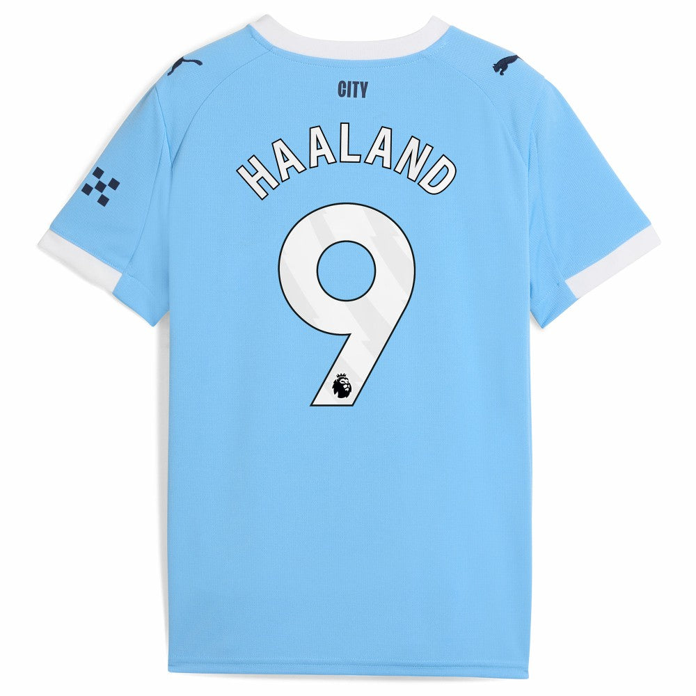Erling Haaland Manchester City Youth 2025/26 Home Replica Player Jersey Sky Blue - Puma