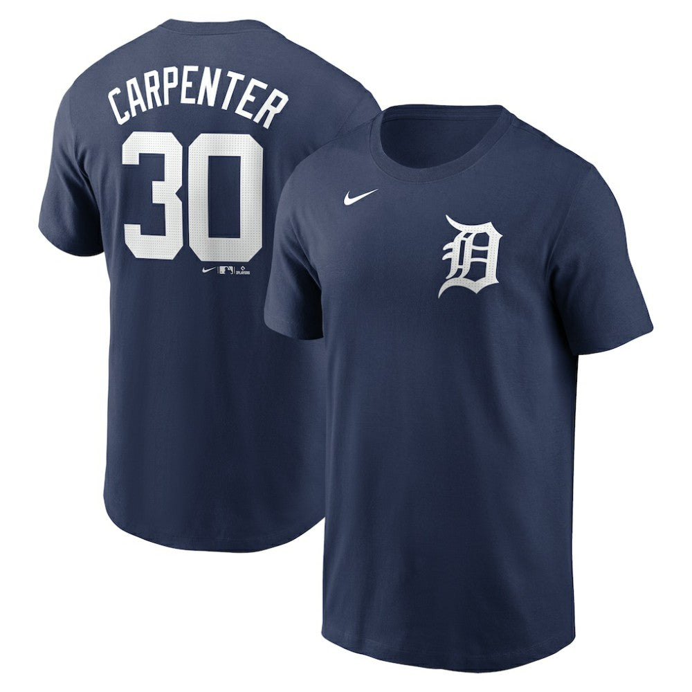 Kerry Carpenter Detroit Tigers Nike Fuse Name & Number T-Shirt - Navy - Nike on Sale
