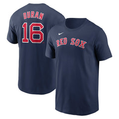 Jarren Duran Boston Red Sox Nike Fuse Name & Number T-Shirt - Navy - Nike Online