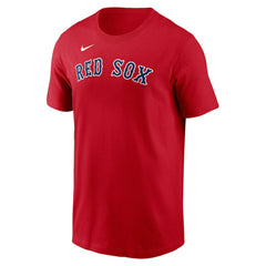 Jarren Duran Boston Red Sox Nike Fuse Name & Number T-Shirt - Red - Nike Sale