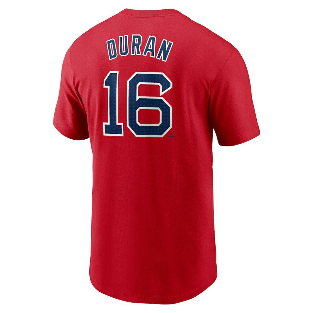Jarren Duran Boston Red Sox Nike Fuse Name & Number T-Shirt - Red - Nike Sale