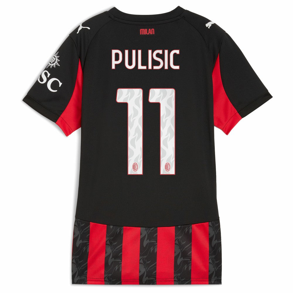 Christian Pulisic AC Milan Women's 2025/26 Home Replica Player Jersey Red - Puma sale