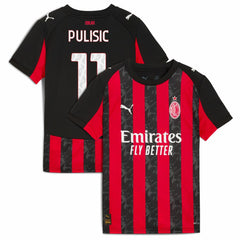 Christian Pulisic AC Milan Youth 2025/26 Home Replica Player Jersey Red - Puma Discount