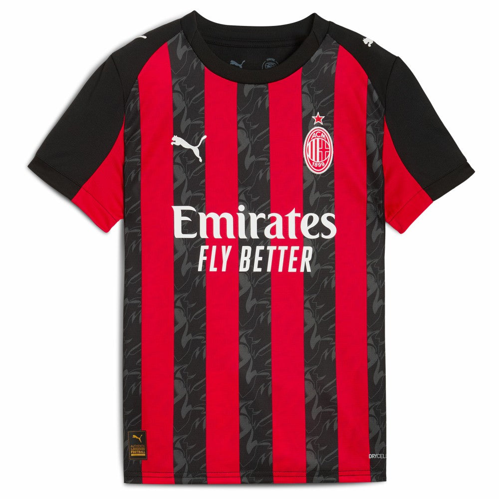 Christian Pulisic AC Milan Youth 2025/26 Home Replica Player Jersey Red - Puma Discount