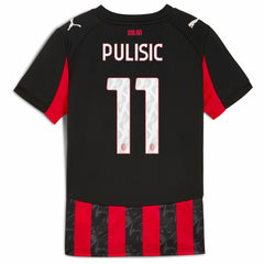 Christian Pulisic AC Milan Youth 2025/26 Home Replica Player Jersey Red - Puma Discount