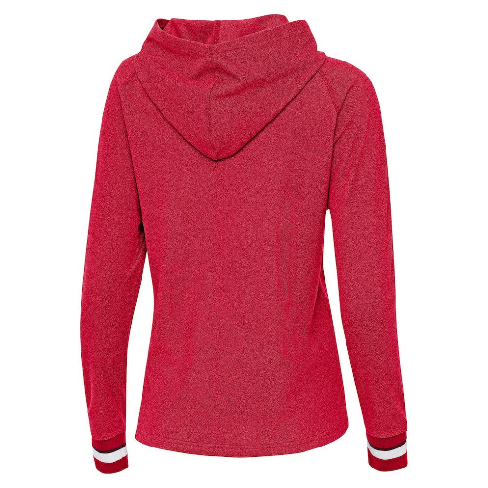 Atlanta Braves Antigua Women's Trek Pullover Hoodie - Red - MLB Online