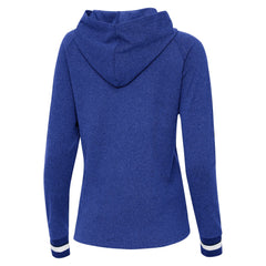 New York Mets Antigua Women's Trek Pullover Hoodie - Heather Royal - MLB Sale