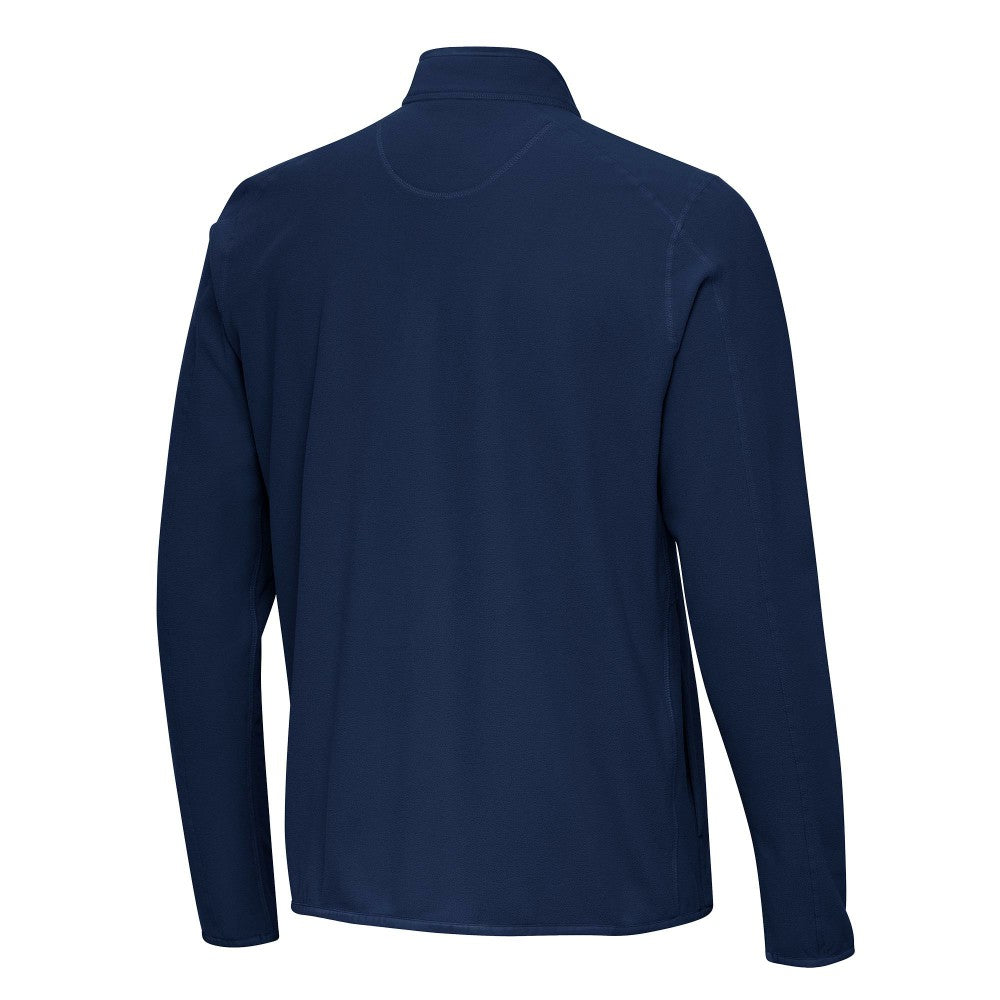 Milwaukee Brewers Antigua Step Up Quarter-Zip Pullover - Navy - MLB Lifestyle