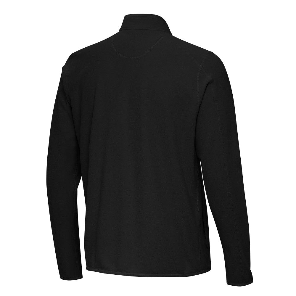 Cincinnati Reds Antigua Step Up Quarter-Zip Pullover - Black - MLB Discount