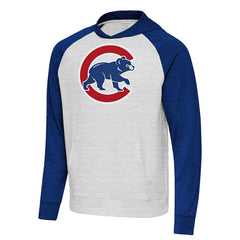Chicago Cubs Antigua Urgent Pullover Hoodie - Royal/Gray - MLB Sale
