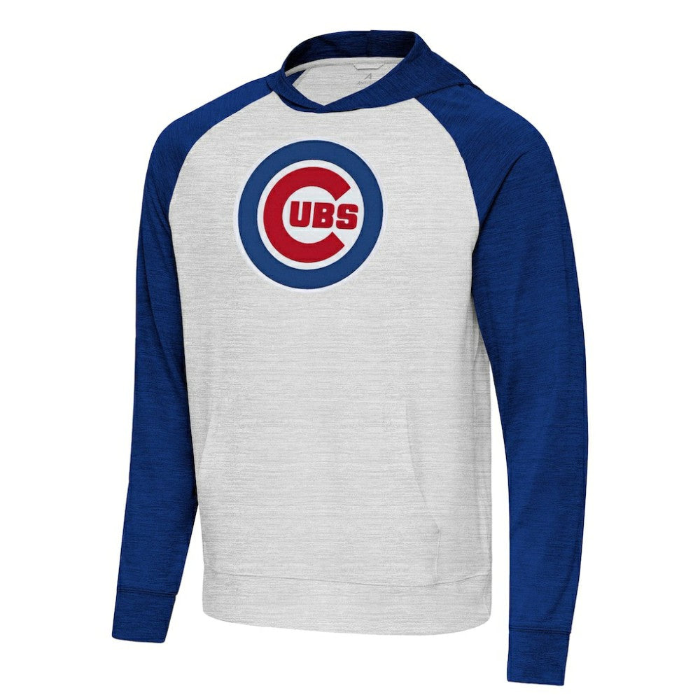 Chicago Cubs Antigua Urgent Pullover Hoodie - Royal/Gray - MLB Online