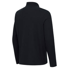 San Francisco Giants Antigua Sync Tri-Blend Quarter-Zip Pullover - Heather Black - MLB Online