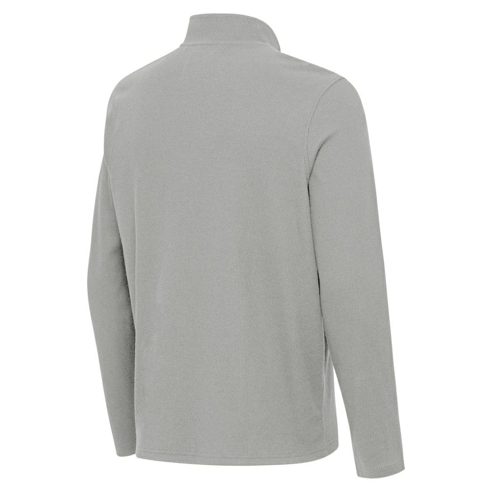 Toronto Blue Jays Antigua Sync Tri-Blend Quarter-Zip Pullover - Heather Gray - MLB Discount
