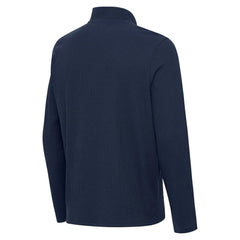New York Yankees Antigua Sync Tri-Blend Quarter-Zip Pullover - Heather Navy - MLB Discount
