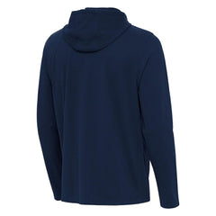 Minnesota Twins Antigua Connected Quarter-Zip Pullover Hoodie - Navy - MLB Online