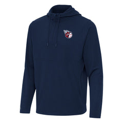 Cleveland Guardians Antigua Connected Quarter-Zip Pullover Hoodie - Navy - MLB Sale