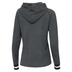 Athletics Antigua Women's Trek Pullover Hoodie - Heather Charcoal - MLB on Sale