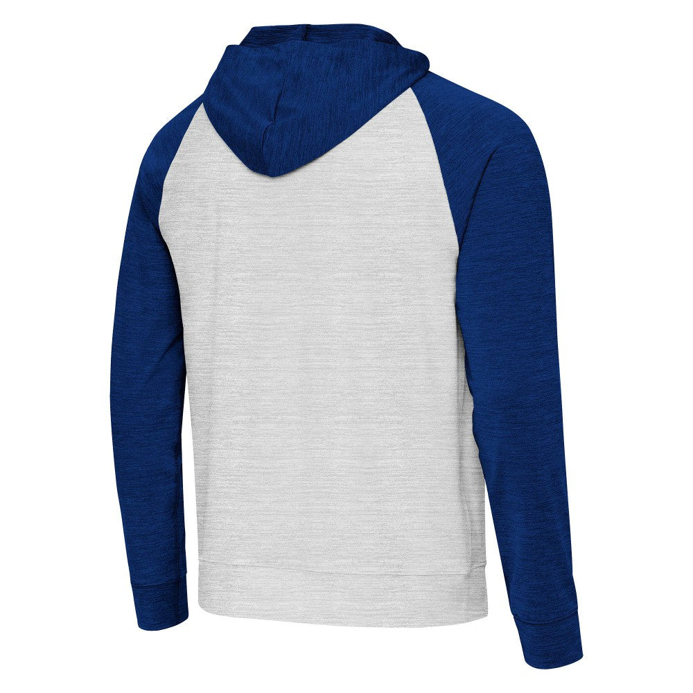 Kansas City Royals Antigua Urgent Pullover Hoodie - Royal/Gray - MLB Discount