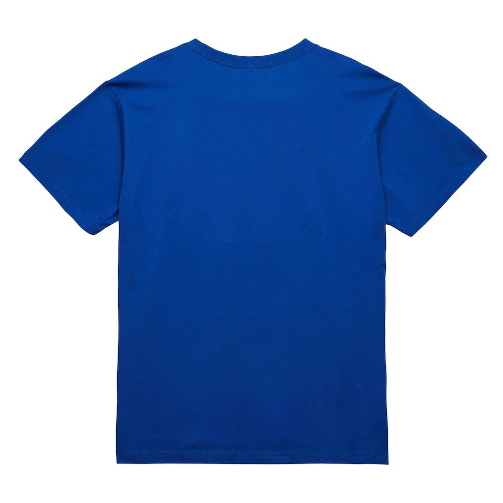 New York Knicks Hardwood Classics Vintage Logo T-Shirt Blue | Mitchell & Ness US