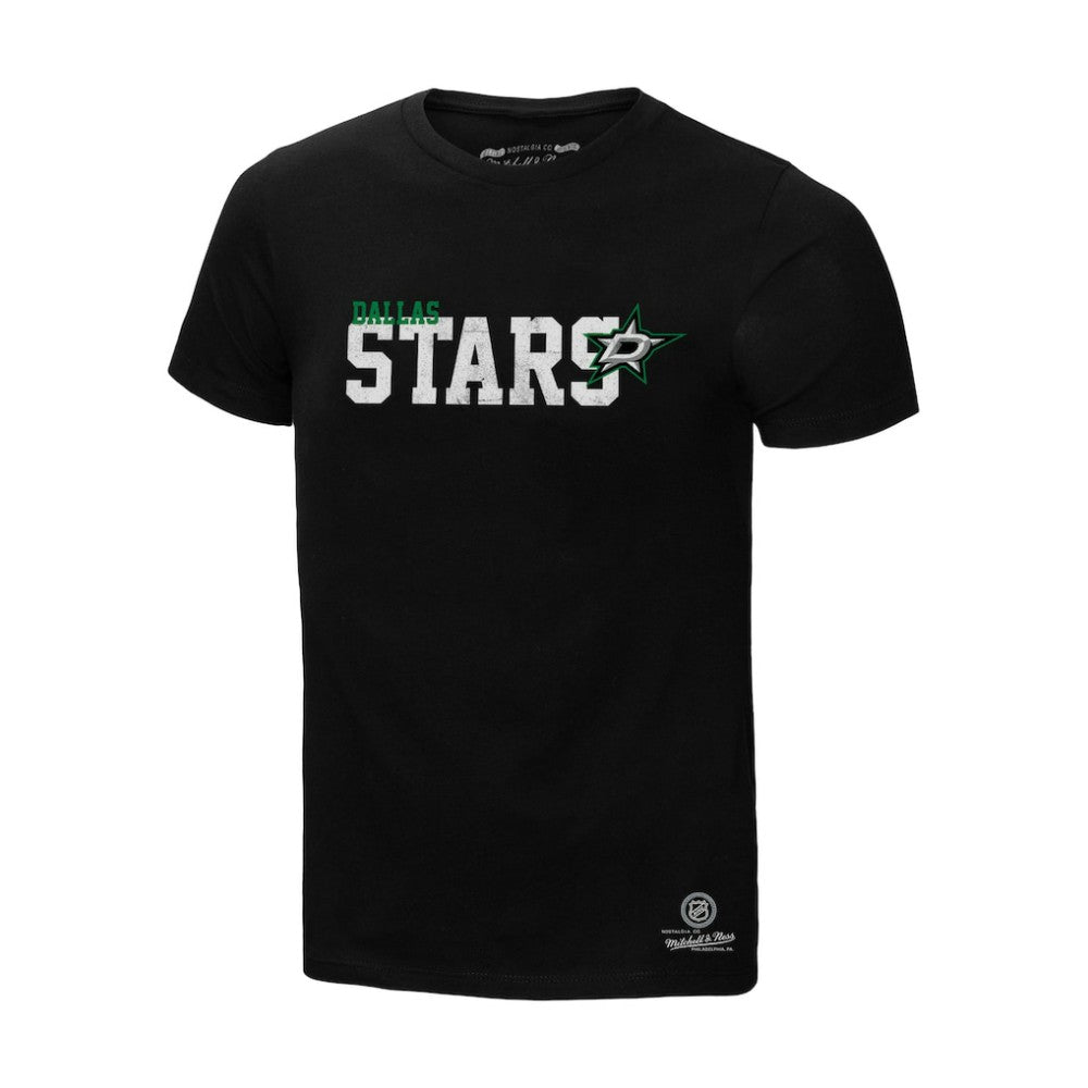 Dallas Stars Mitchell & Ness Home T-Shirt - Black - NHL 203151839