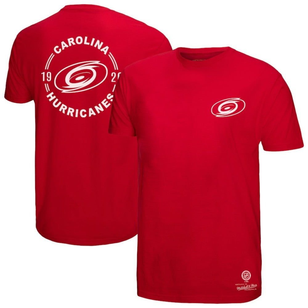Carolina Hurricanes Mitchell & Ness Core Penalty Box 3.0 T-Shirt - Red - NHL 203151843