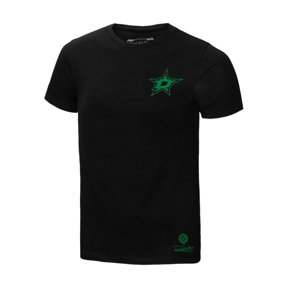 Dallas Stars Mitchell & Ness Core Penalty Box 3.0 T-Shirt - Black - NHL 203151845