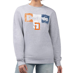 San Diego Padres Starter Women's Team Color Shading Fleece Pullover Sweatshirt - Gray - MLB Lifestyle