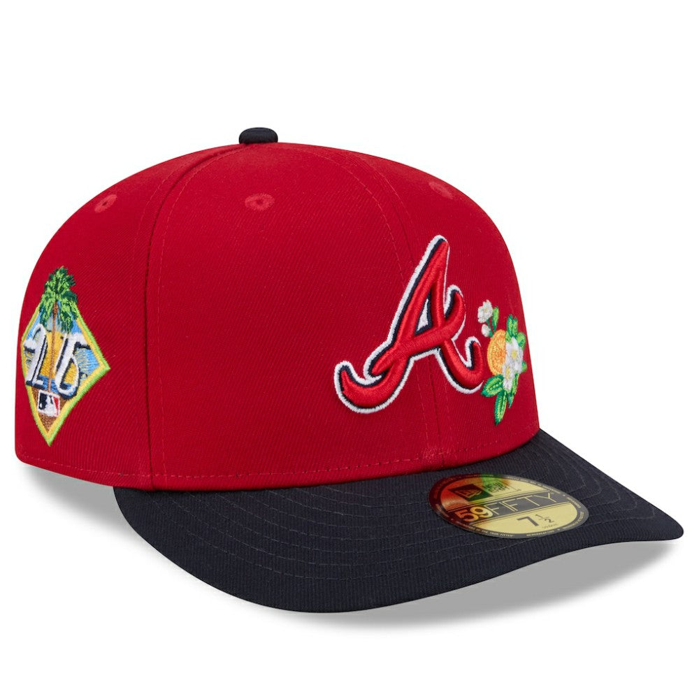 Atlanta Braves New Era 2026 Spring Training 59FIFTY Fitted Hat - Red/Navy - New Era Discount
