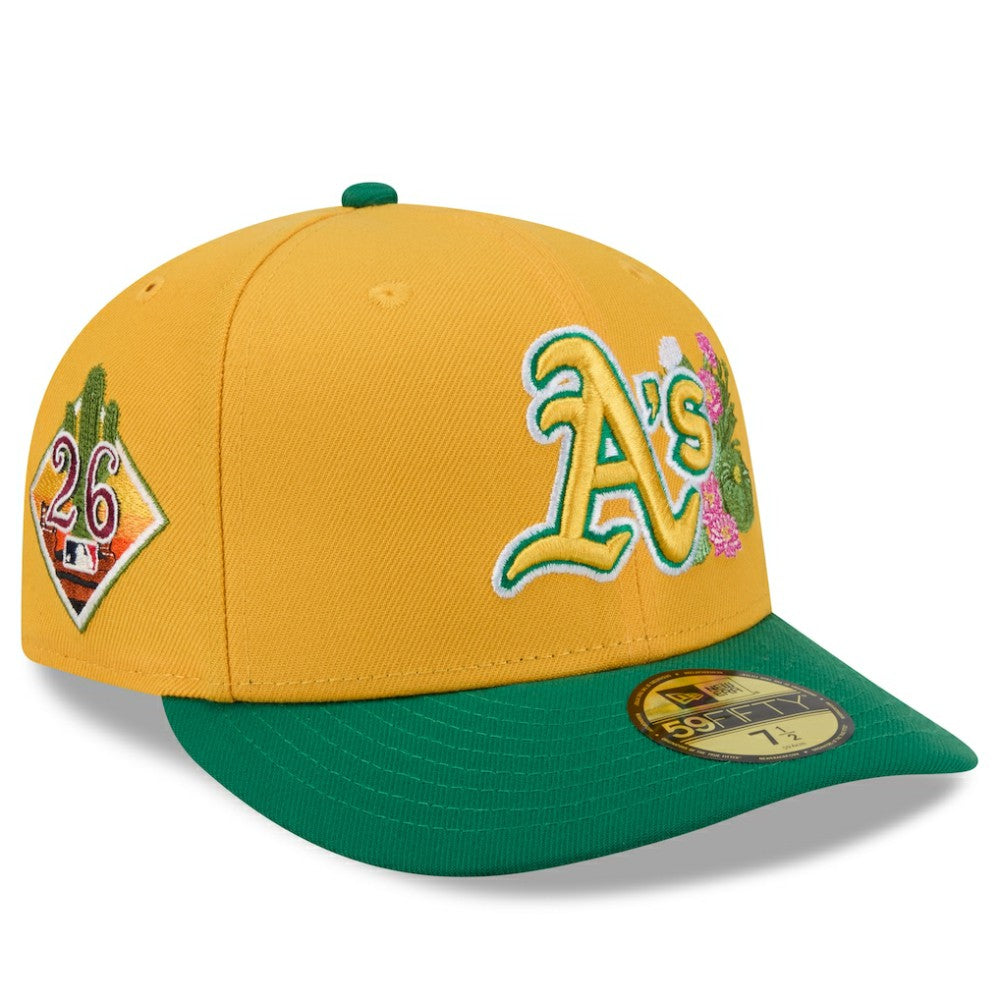Athletics New Era 2026 Spring Training 59FIFTY Fitted Hat - Gold/Green - New Era Discount