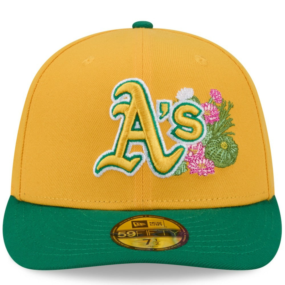 Athletics New Era 2026 Spring Training 59FIFTY Fitted Hat - Gold/Green - New Era Discount