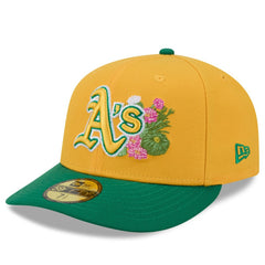 Athletics New Era 2026 Spring Training 59FIFTY Fitted Hat - Gold/Green - New Era Discount