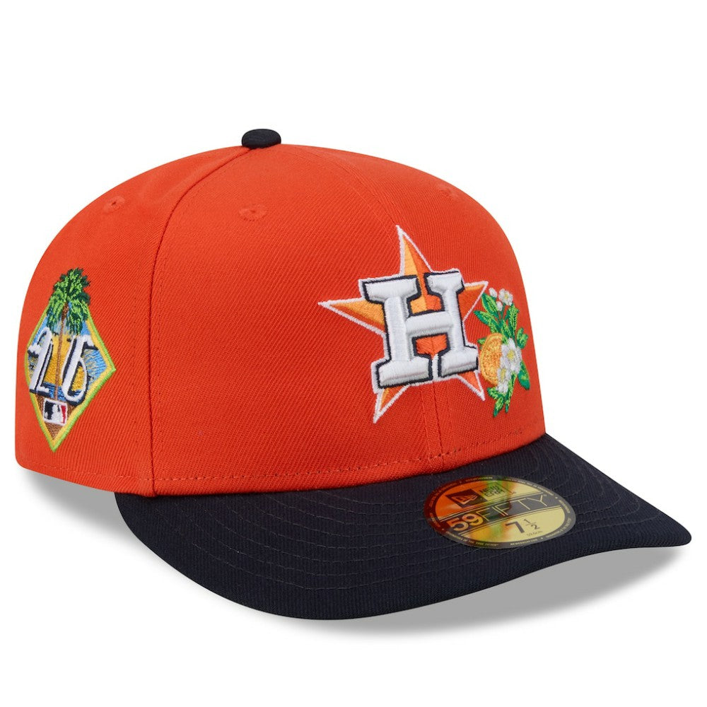 Houston Astros New Era 2026 Spring Training 59FIFTY Fitted Hat - Orange/Navy - New Era Discount