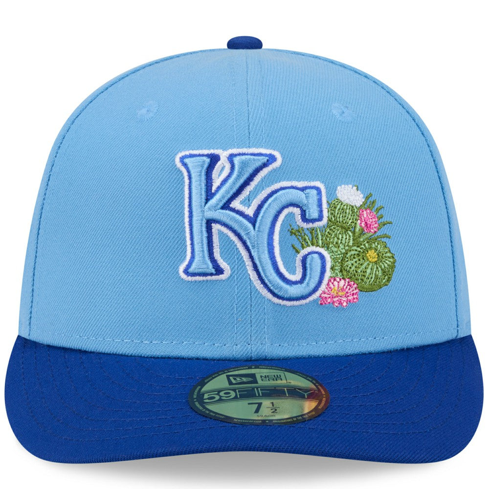 Kansas City Royals New Era 2026 Spring Training 59FIFTY Fitted Hat - Light Blue/Royal - New Era Discount