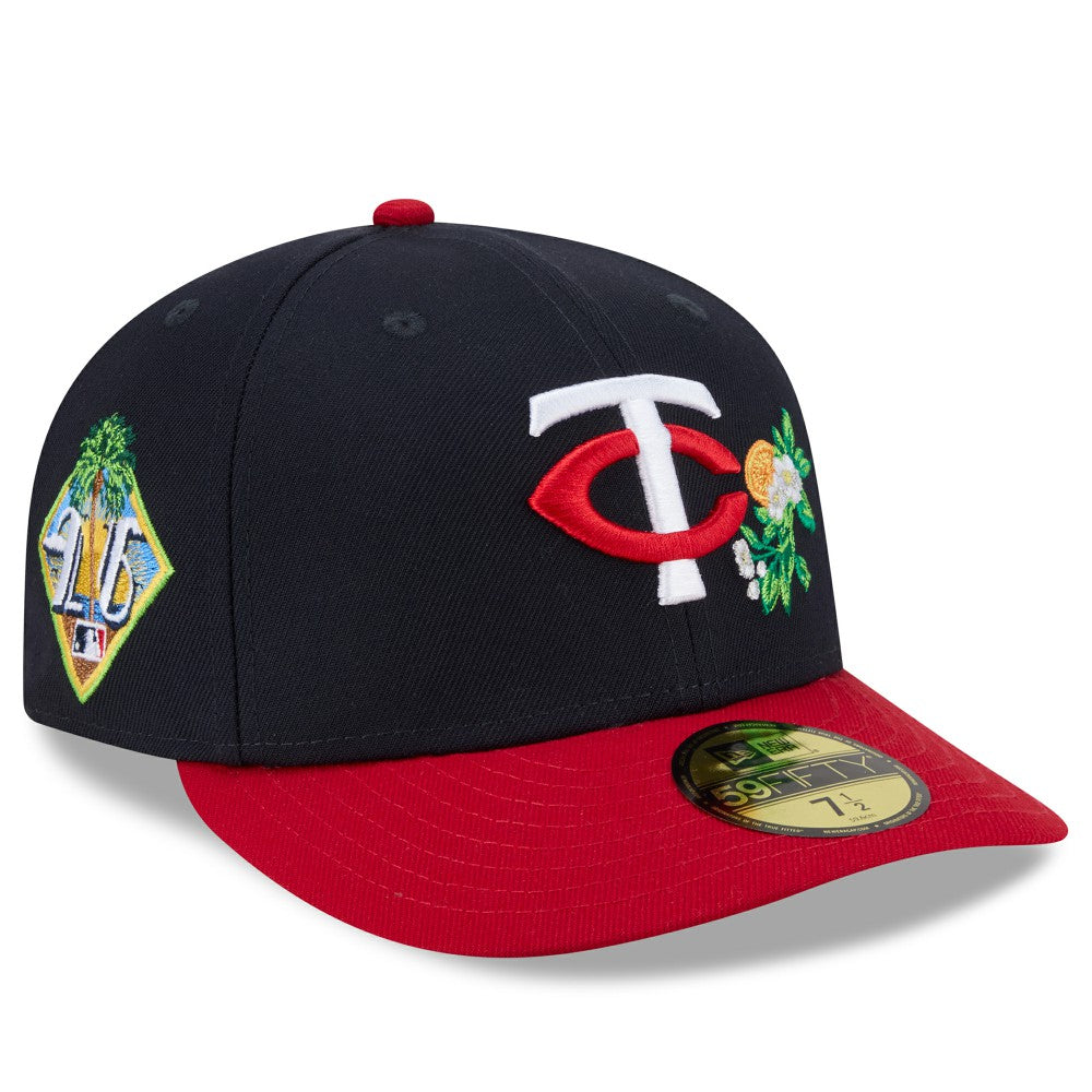 Minnesota Twins New Era 2026 Spring Training 59FIFTY Fitted Hat - Navy/Red - New Era Online