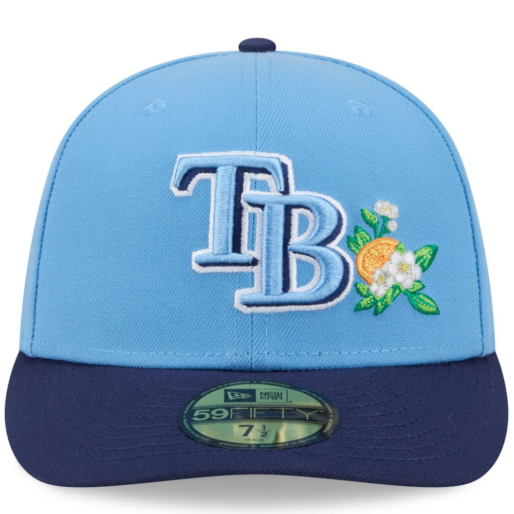 Tampa Bay Rays New Era 2026 Spring Training 59FIFTY Fitted Hat - Light Blue/Navy - New Era Discount