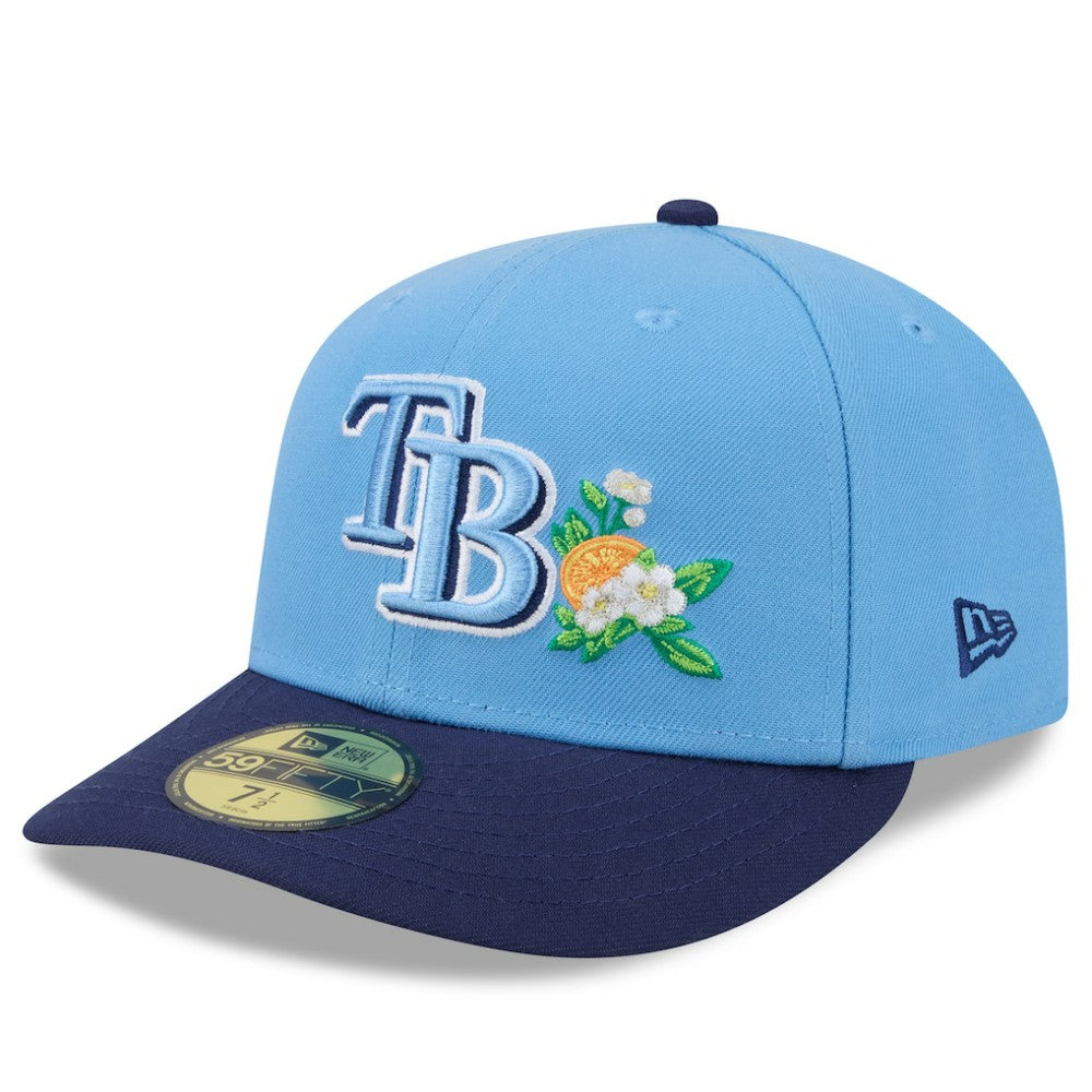 Tampa Bay Rays New Era 2026 Spring Training 59FIFTY Fitted Hat - Light Blue/Navy - New Era Discount
