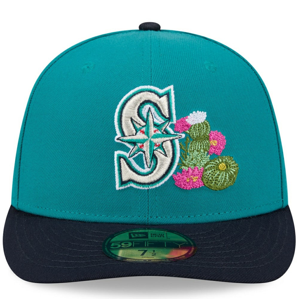 Seattle Mariners New Era 2026 Spring Training 59FIFTY Fitted Hat - Teal/Navy - New Era Online