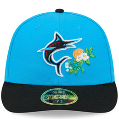 Miami Marlins New Era 2026 Spring Training Low Profile 59FIFTY Fitted Hat - Blue/Black - New Era Sale