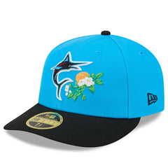 Miami Marlins New Era 2026 Spring Training Low Profile 59FIFTY Fitted Hat - Blue/Black - New Era Sale