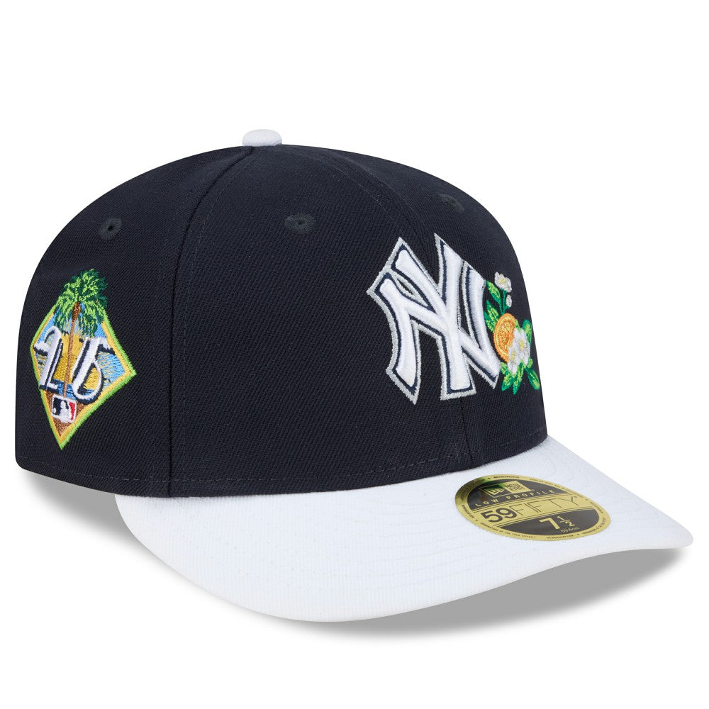 New York Yankees New Era 2026 Spring Training Low Profile 59FIFTY Fitted Hat - Navy/White - New Era Discount
