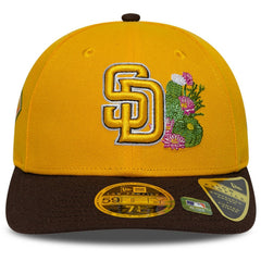 San Diego Padres New Era 2026 Spring Training Low Profile 59FIFTY Fitted Hat - Gold/Brown - New Era Online