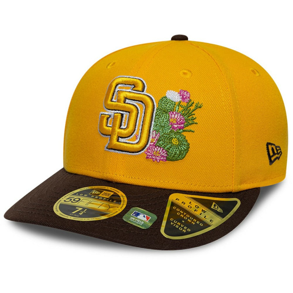 San Diego Padres New Era 2026 Spring Training Low Profile 59FIFTY Fitted Hat - Gold/Brown - New Era Online