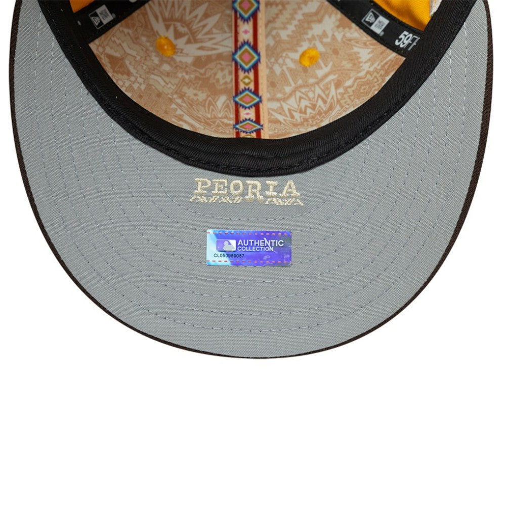 San Diego Padres New Era 2026 Spring Training Low Profile 59FIFTY Fitted Hat - Gold/Brown - New Era Online
