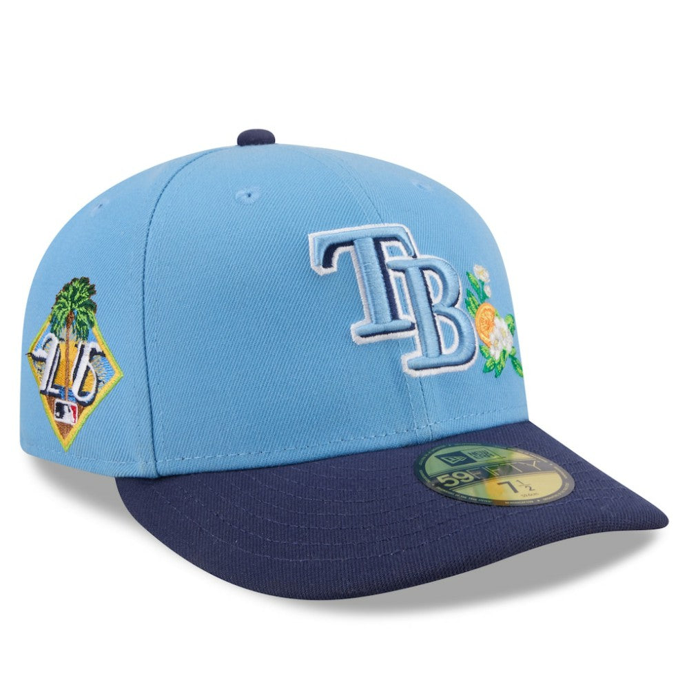 Tampa Bay Rays New Era 2026 Spring Training Low Profile 59FIFTY Fitted Hat - Light Blue/Navy - New Era Discount