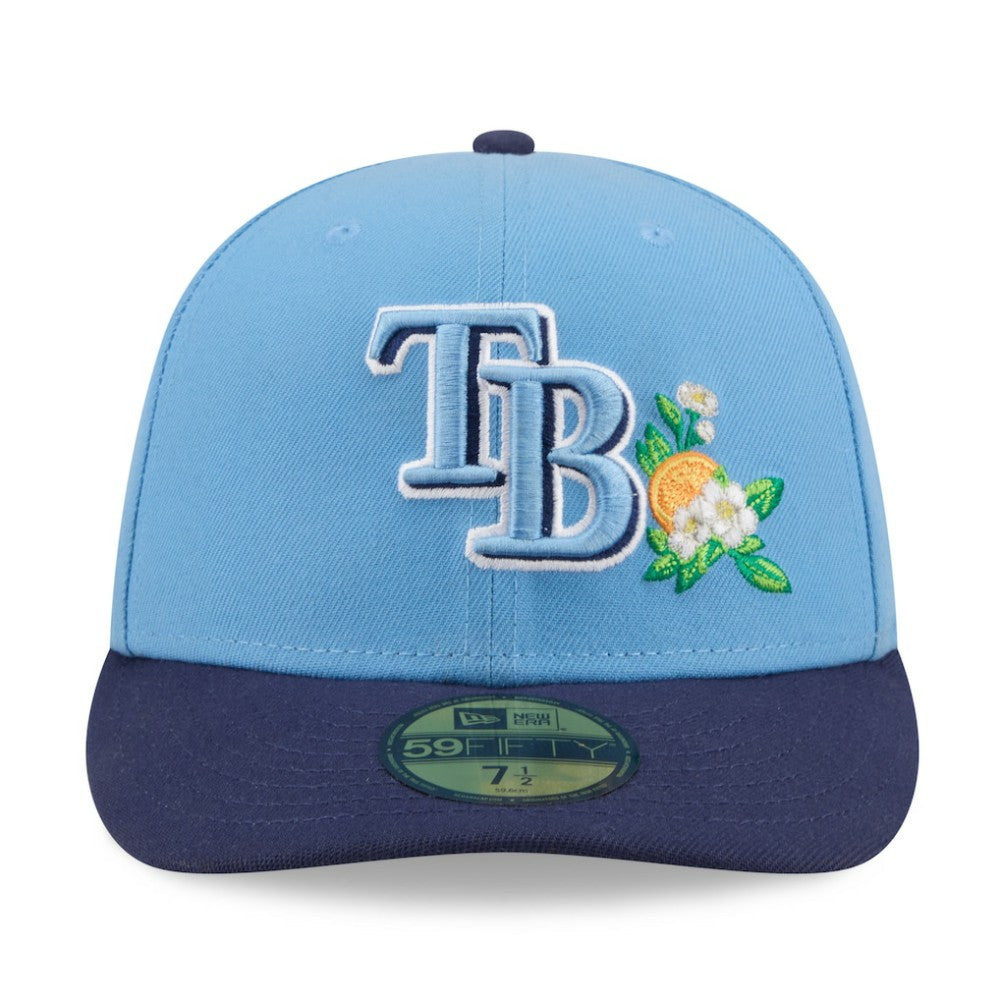 Tampa Bay Rays New Era 2026 Spring Training Low Profile 59FIFTY Fitted Hat - Light Blue/Navy - New Era Discount