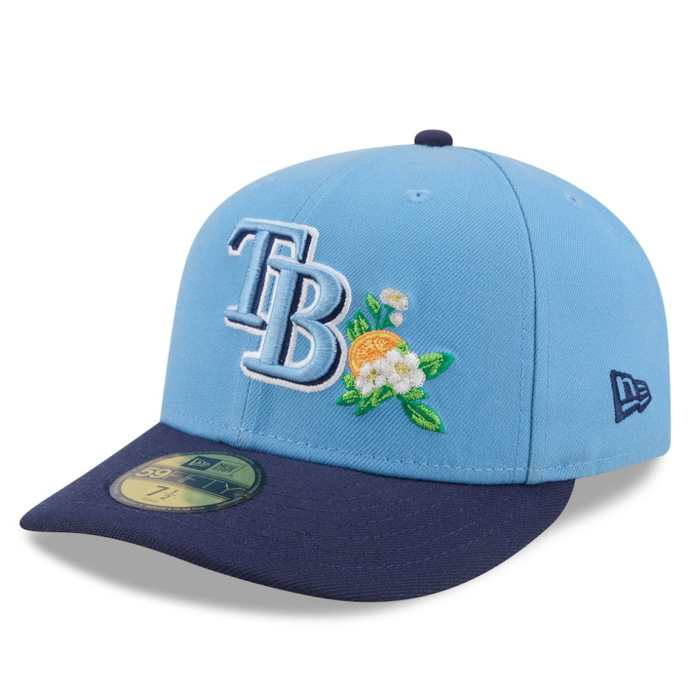 Tampa Bay Rays New Era 2026 Spring Training Low Profile 59FIFTY Fitted Hat - Light Blue/Navy - New Era Discount