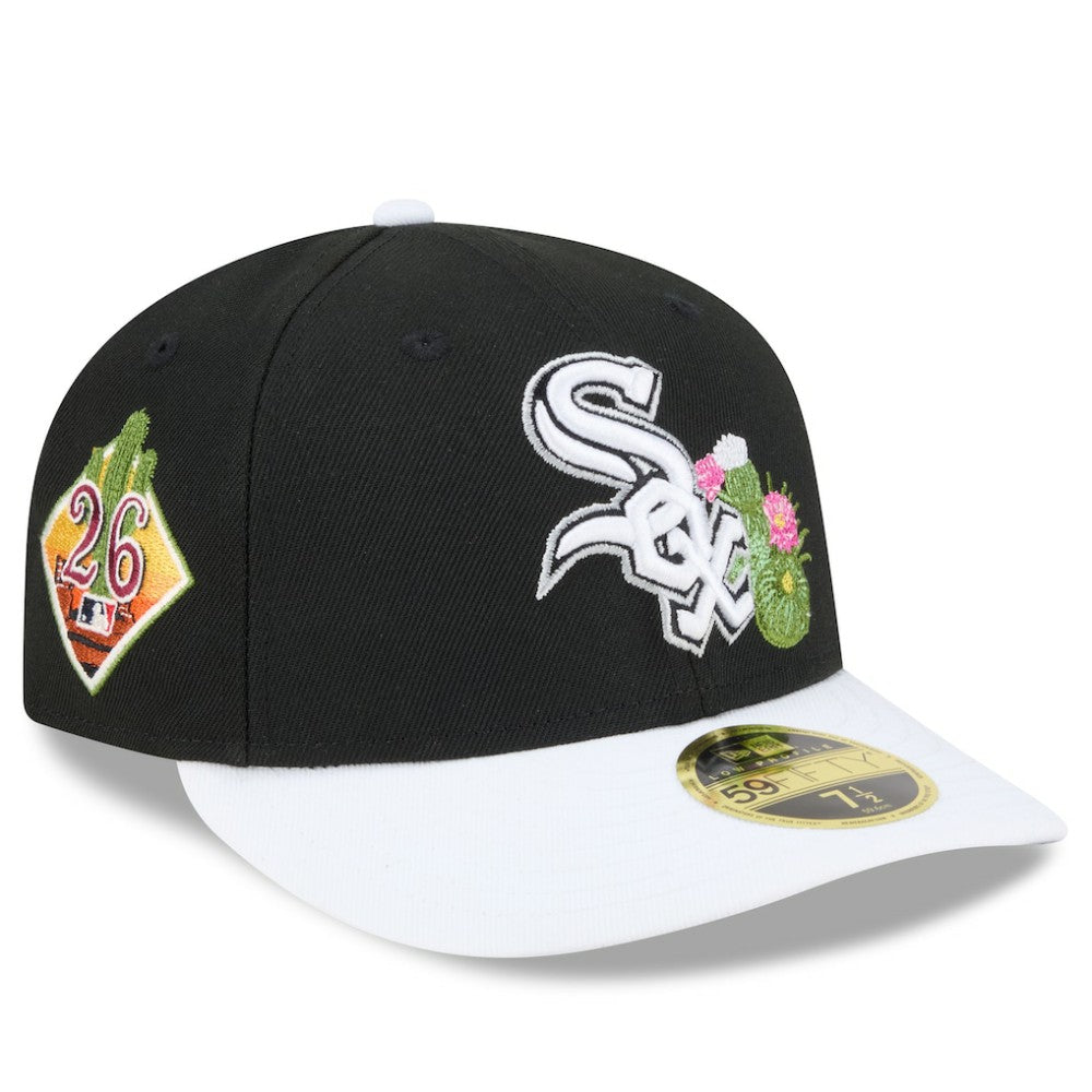 Chicago White Sox New Era 2026 Spring Training Low Profile 59FIFTY Fitted Hat - Black/White - New Era Lifestyle