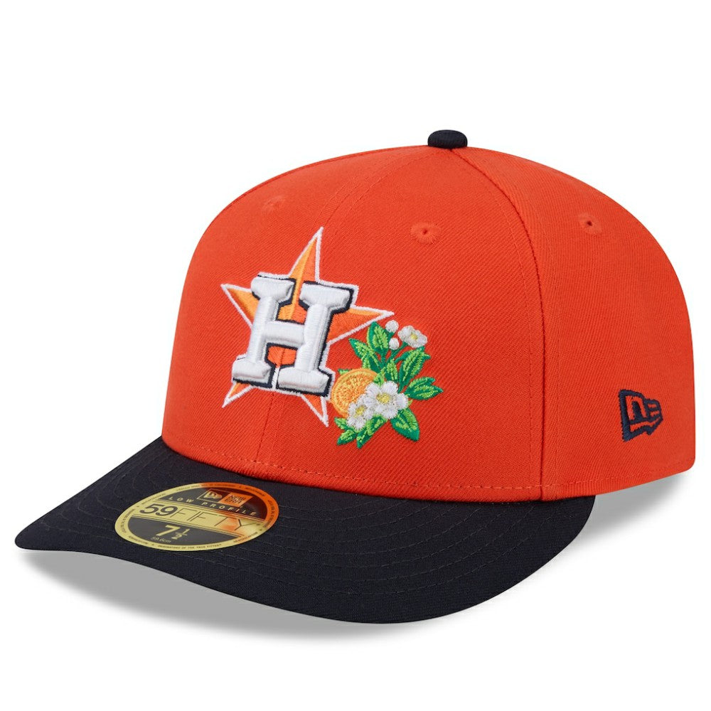 Houston Astros New Era 2026 Spring Training Low Profile 59FIFTY Fitted Hat - Orange/Navy - New Era Online