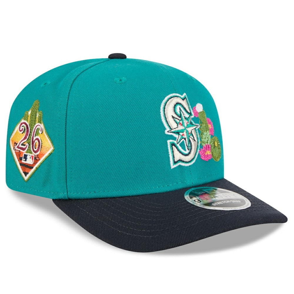 Seattle Mariners New Era 2026 Spring Training 9SEVENTY Adjustable Hat - Teal/Navy - New Era Discount